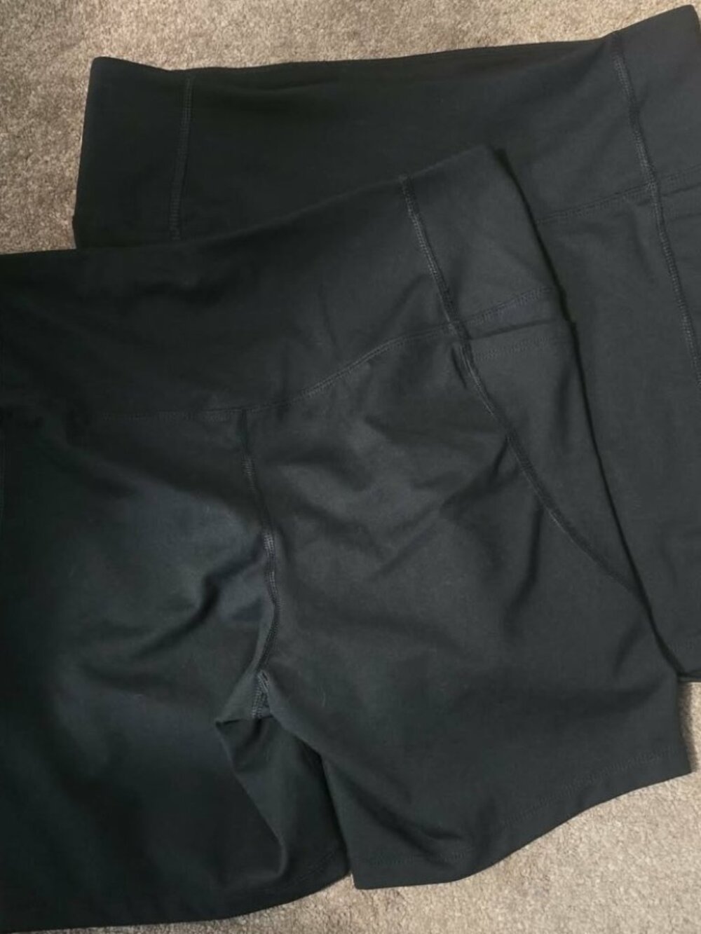 Athletic Works – Shorts – NWOT – Black 7” inseam – Size L - 2 pair, price per pa